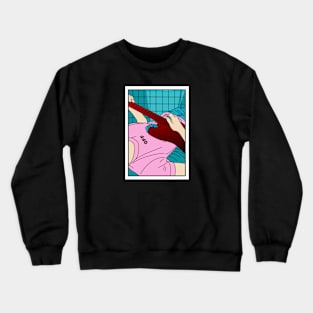 Boy guitar vektor Crewneck Sweatshirt